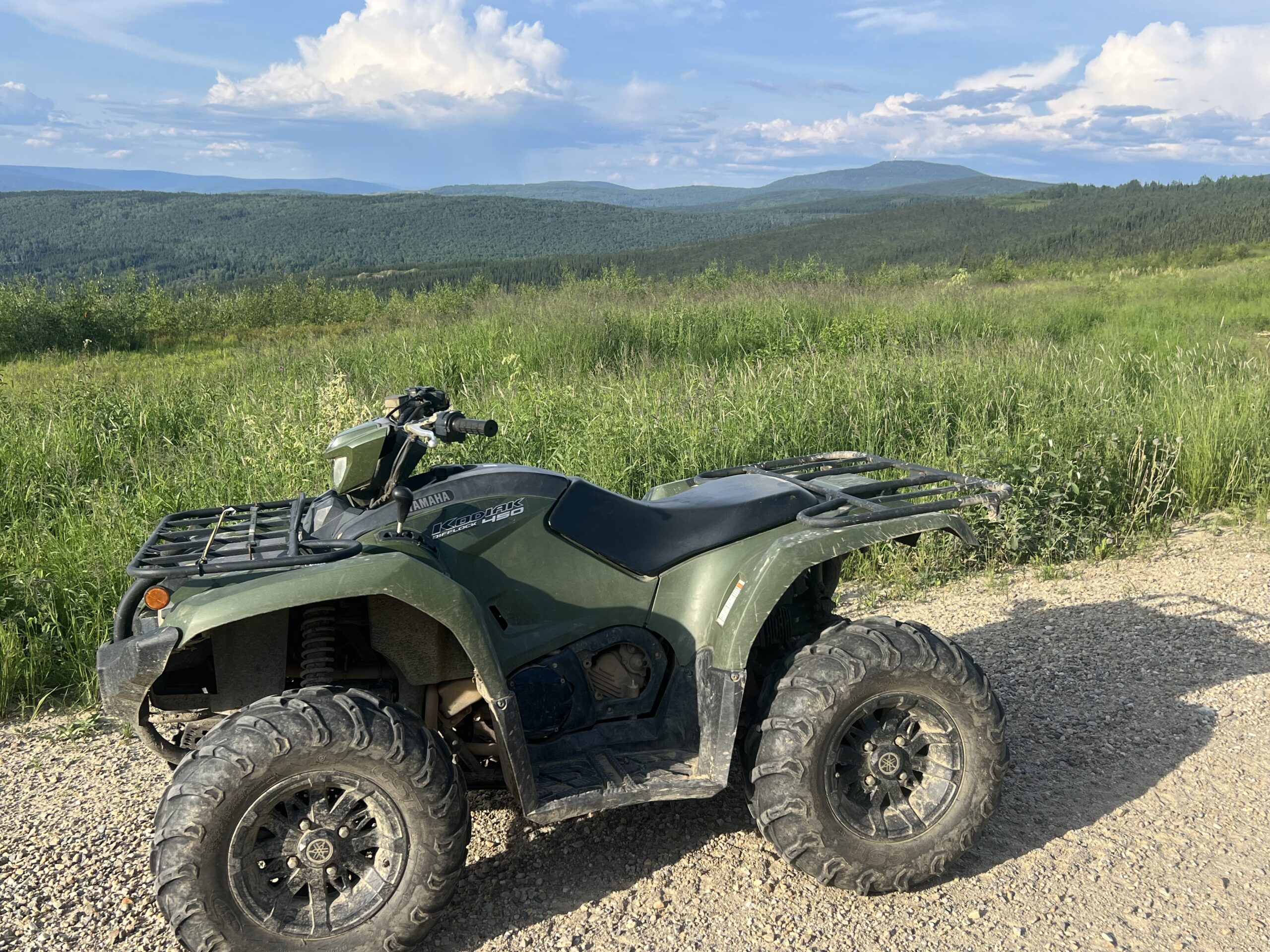 Creeks to Peaks ATV four-wheeler tour Fairbanks Alaska