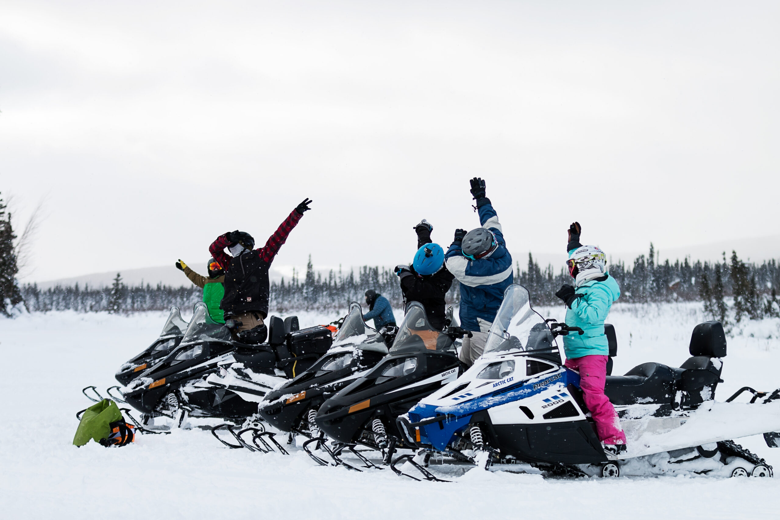 The Local Tour snow machine snowmobile Fairbanks